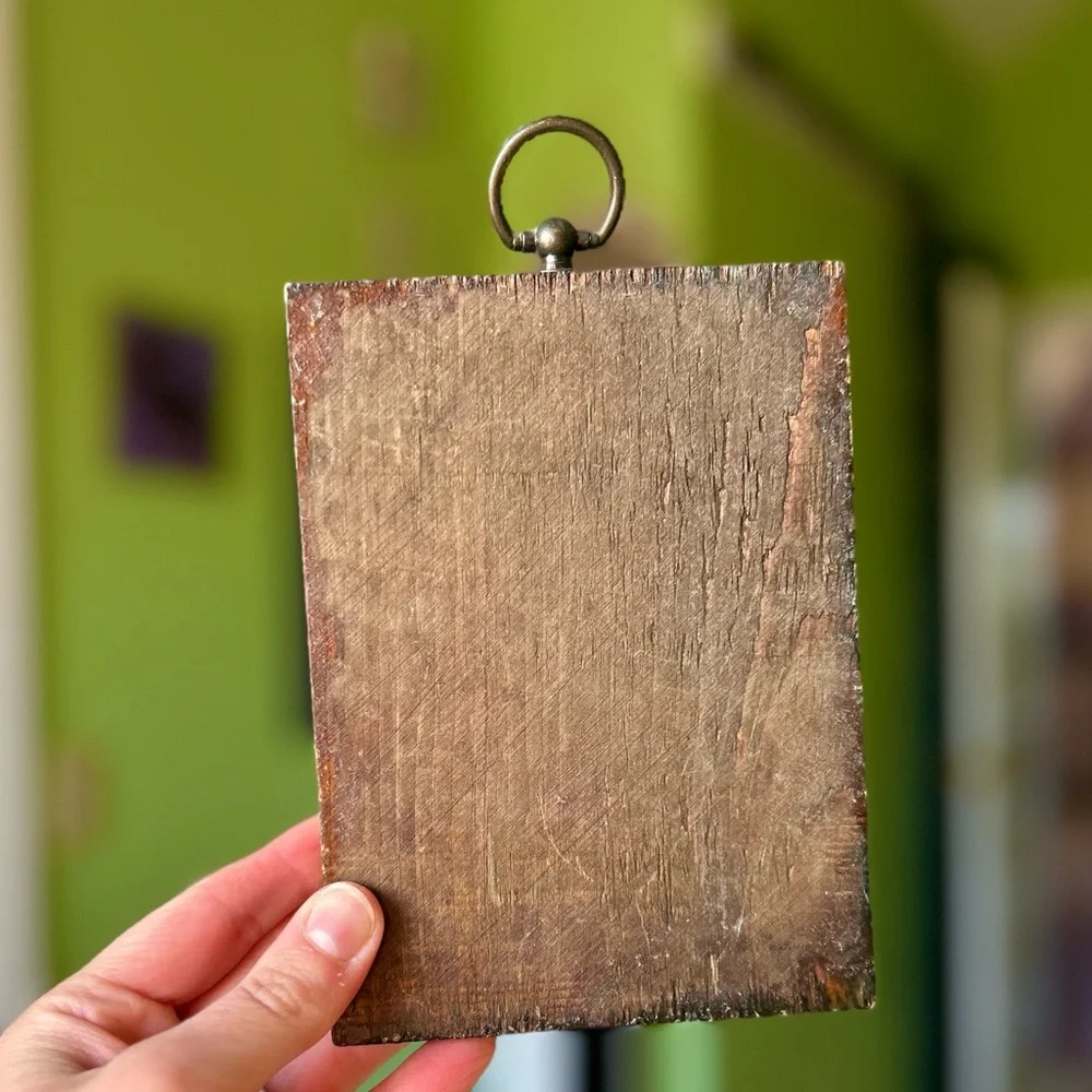 VTG Wooden God & Mothers Rustic Cottagecore Farmhouse Wall Hanging Art - Picture 2 of 6